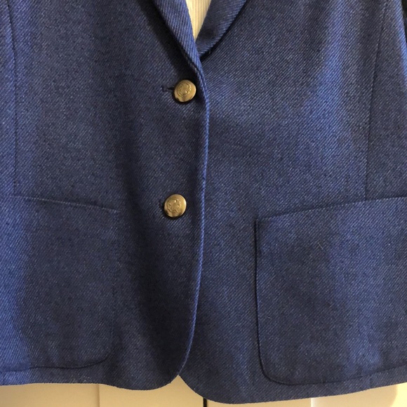 Gap Royal Blue Academy Wool Blend 2-Button Blazer - Picture 4 of 12